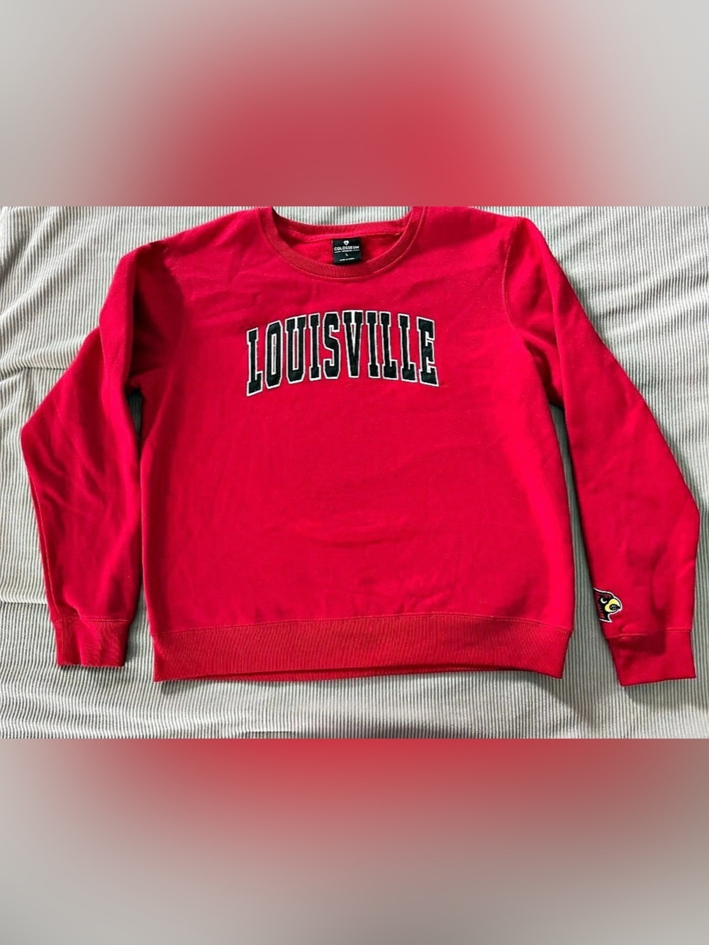 Colosseum Louisville Cardinal Sweatshirt Red